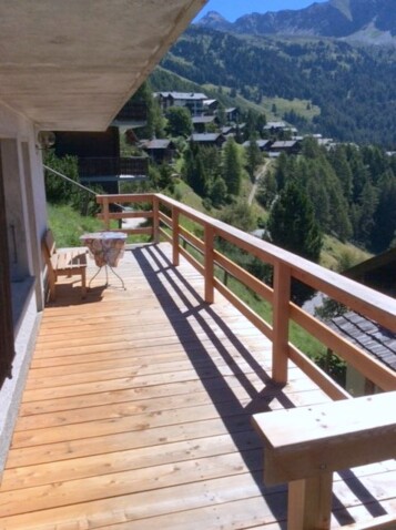 Blick auf Chandolin Blick auf Chandolin