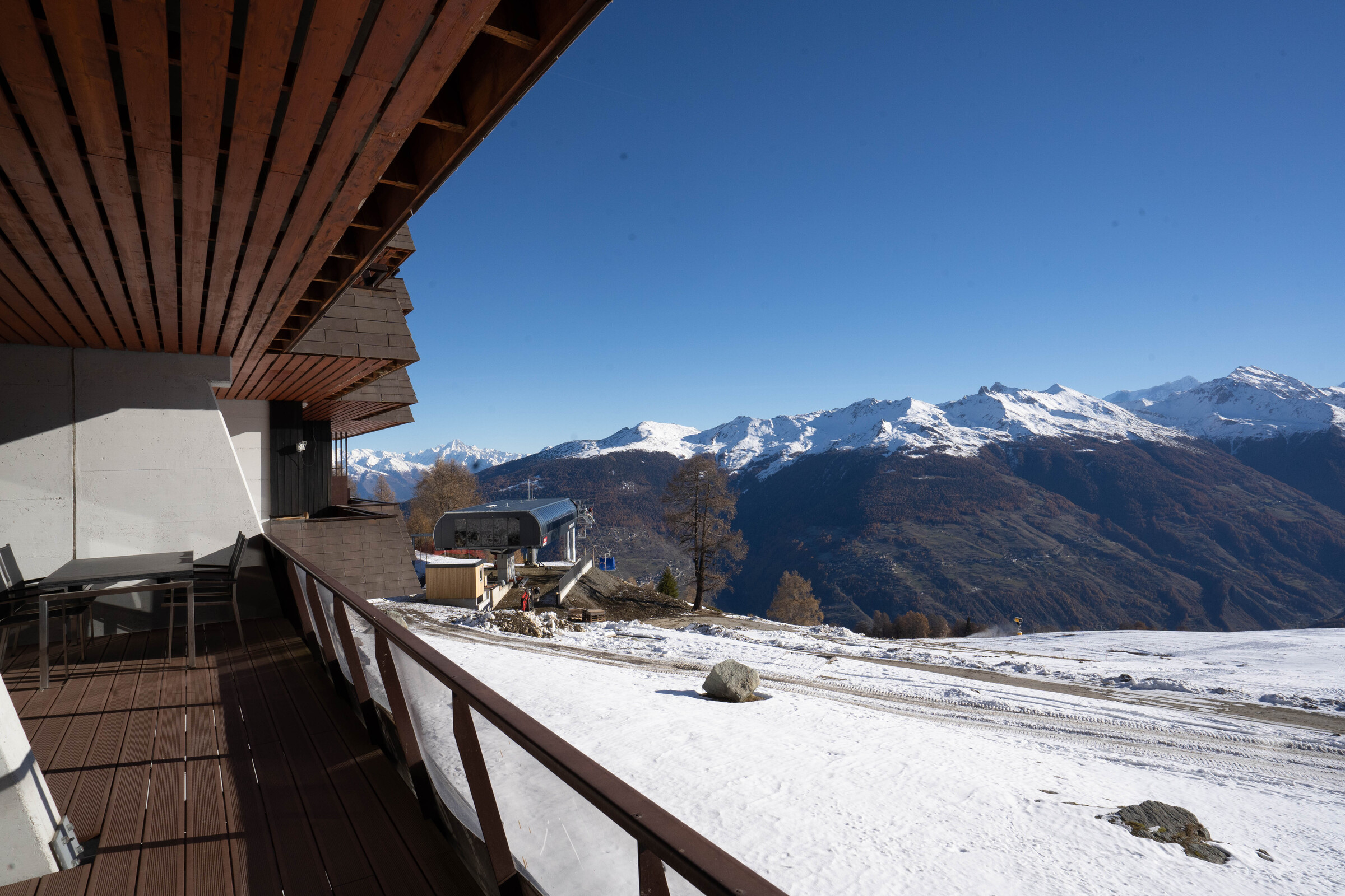 Vue hiver appartement 2 Vue hiver appartement 2