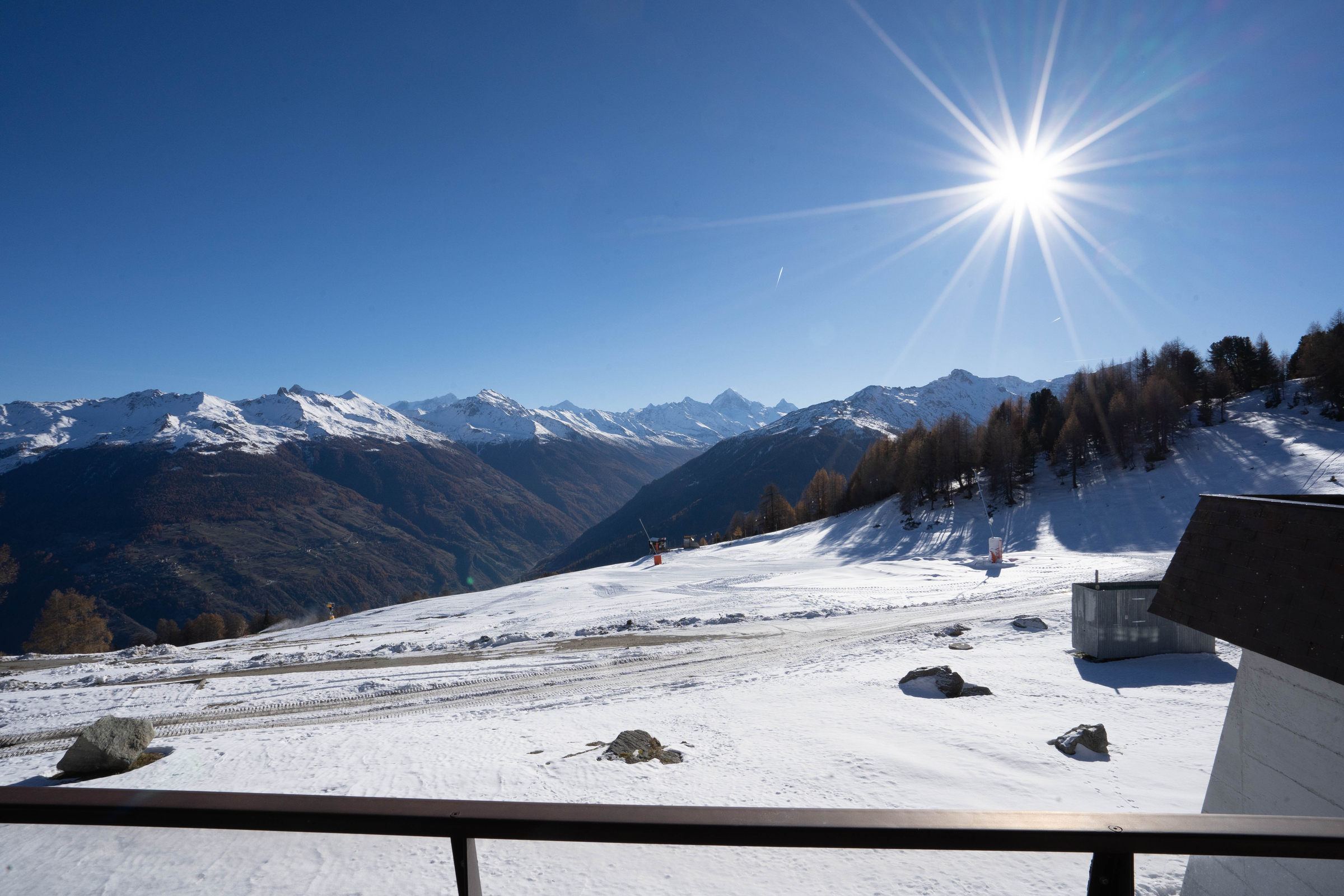 Vue hiver appartement Vue hiver appartement