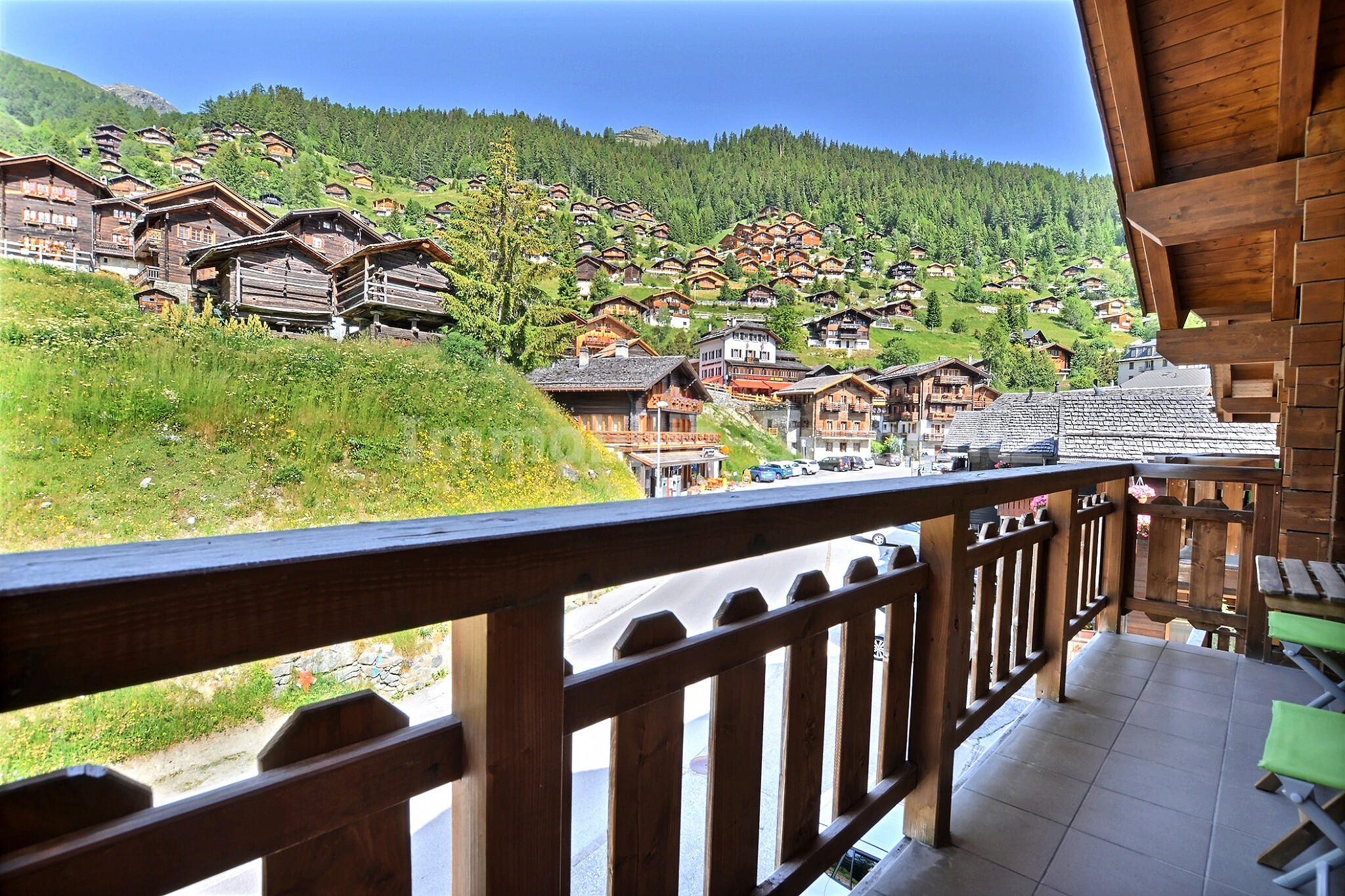 Vue côté village Vue côté village