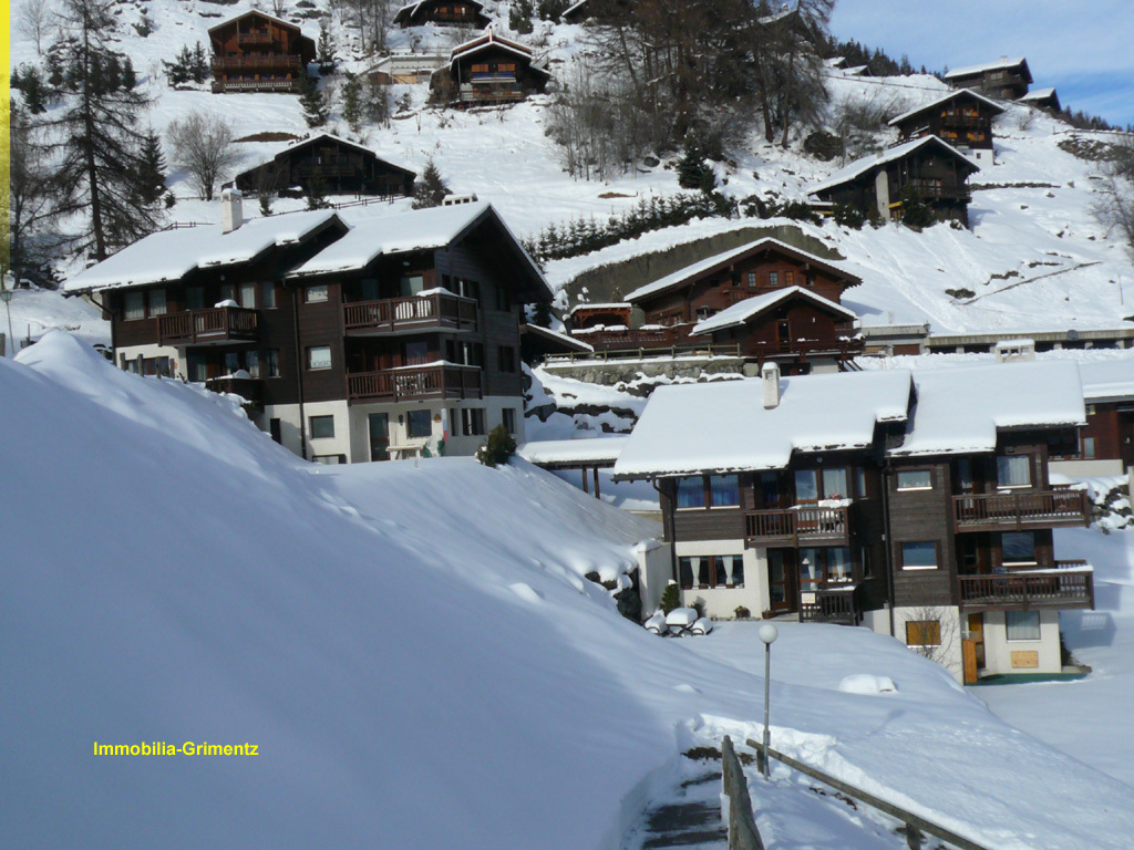 Immeuble en hiver Immeuble en hiver