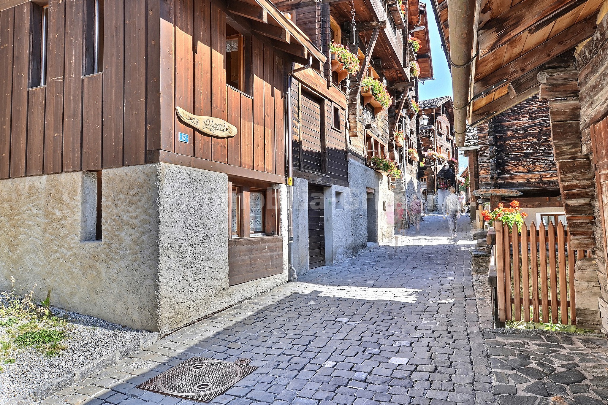 Aussicht auf das alte Dorf Aussicht auf das alte Dorf