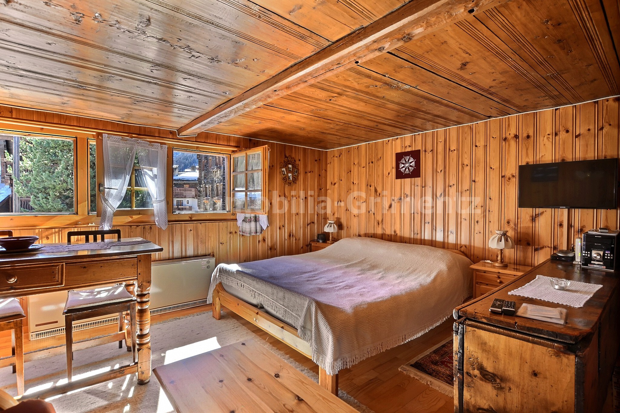 Wohnzimmer mit 1 Doppelbett Wohnzimmer mit 1 Doppelbett