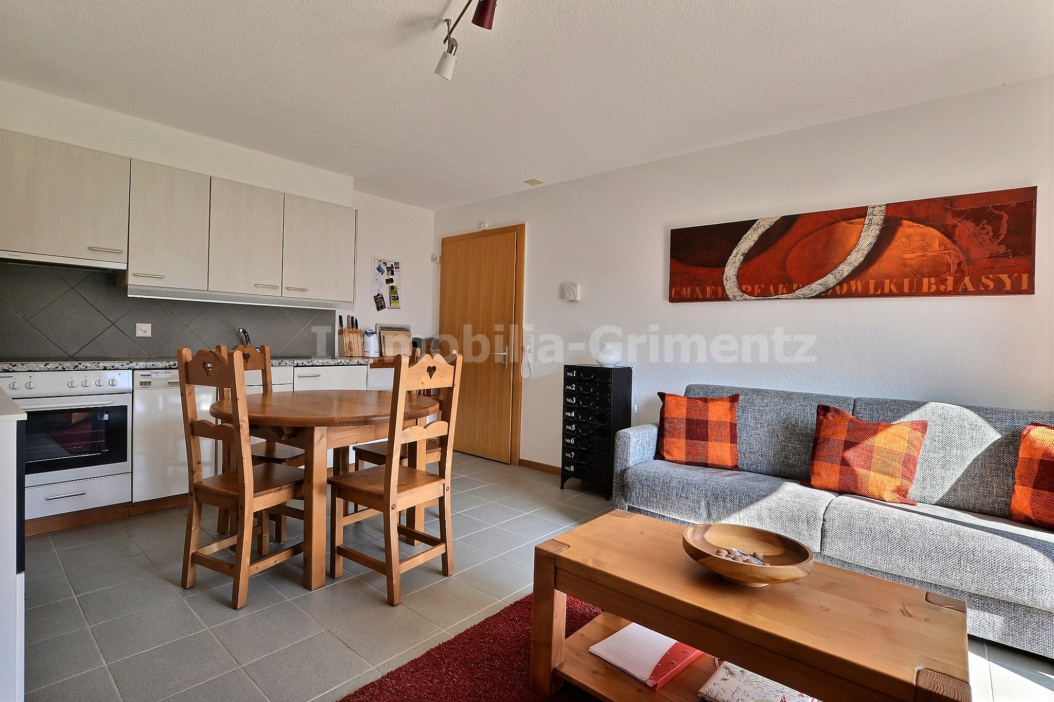 Wohnraum mit 2 Bettcouch - Kochecke Wohnraum mit 2 Bettcouch - Kochecke