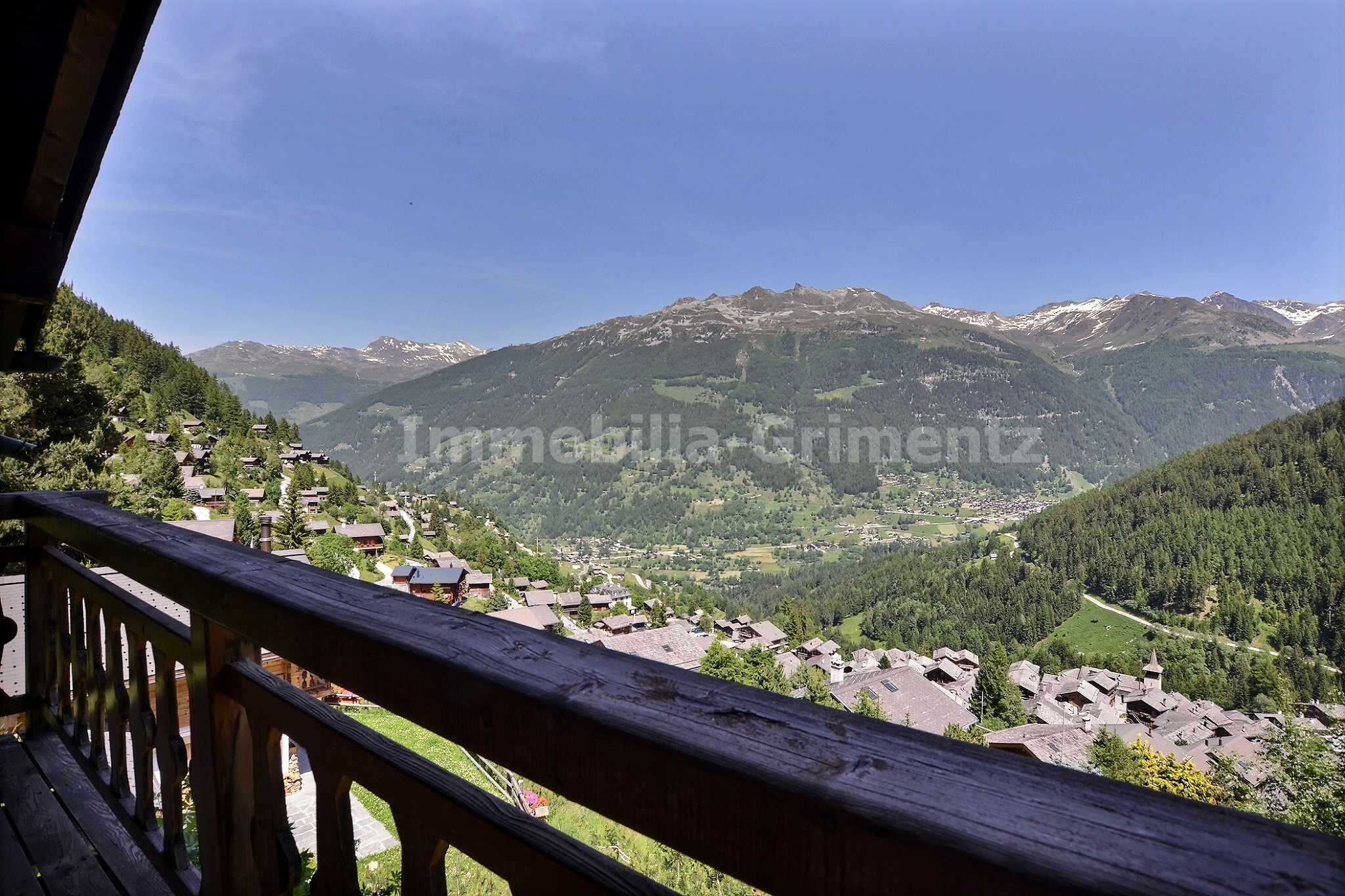 Aussicht auf das Dorf Aussicht auf das Dorf