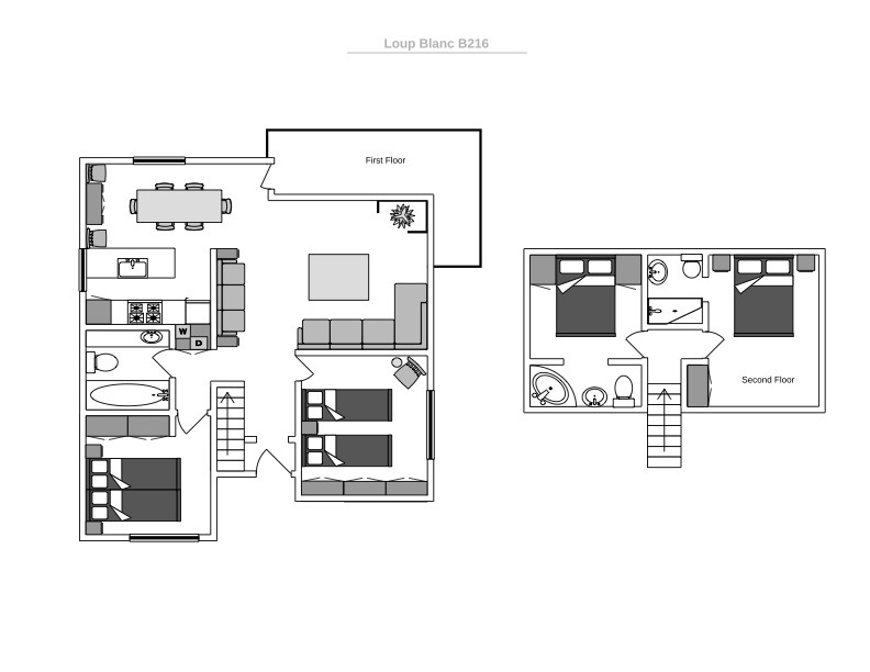 Loup Blanc B216 floor plan Loup Blanc B216 floor plan